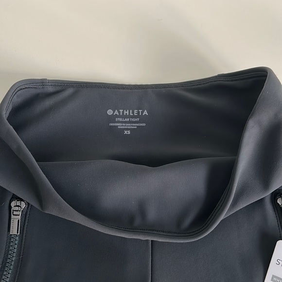 NWT Athleta Stellar Tight Pant Leggings Anthracite Grey Work Travel Size XS - Picture 12 of 13